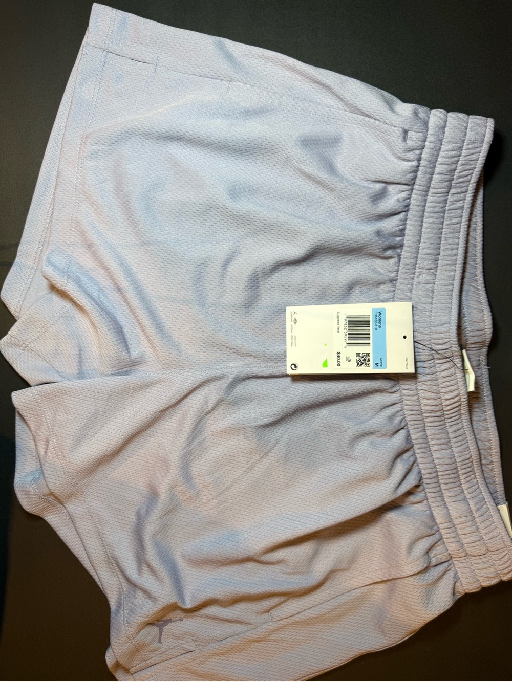 Women's Nike Light gray/Lavender Athletic Shorts - size Med